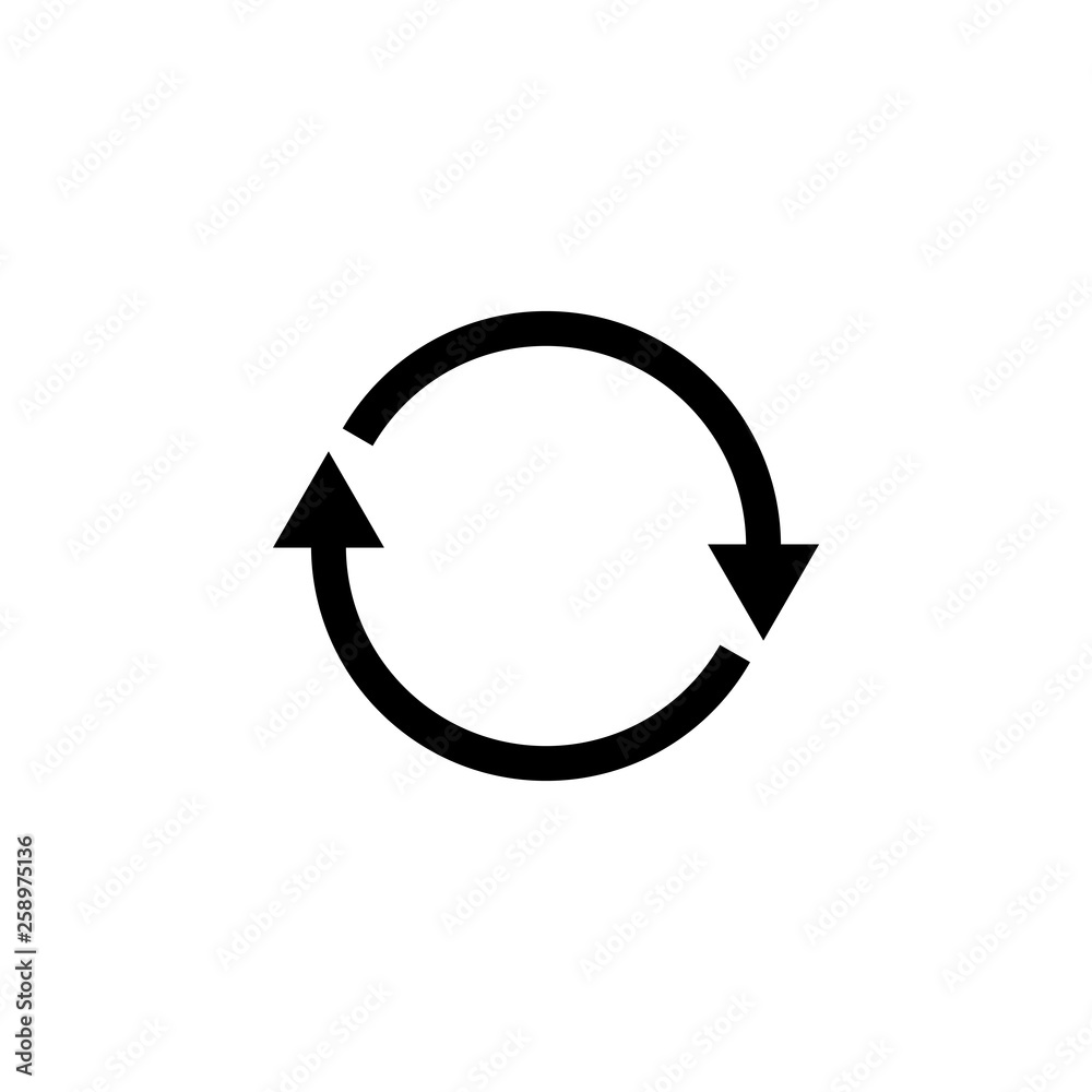 Update icon vector. Reload symbol. refresh icon Update icon vector. Reload symbol. refresh icon