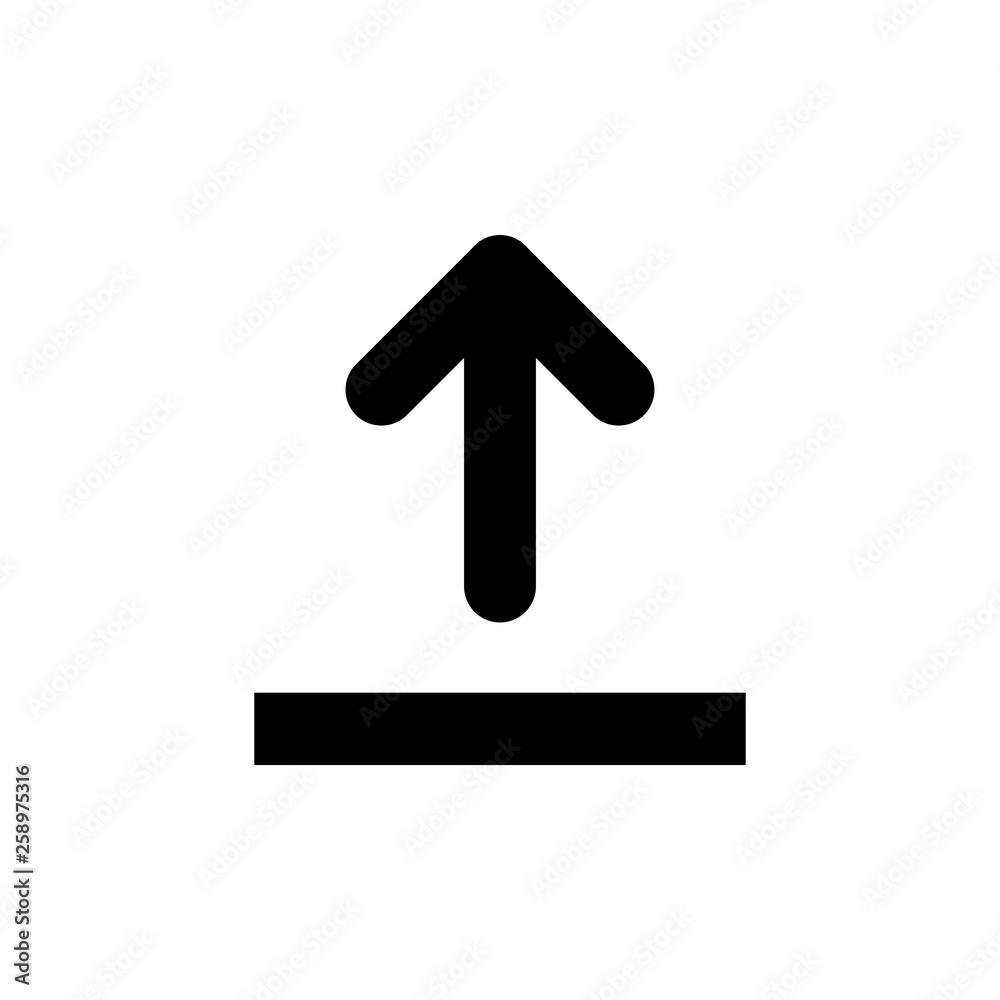 Upload icon vector. Upload sign icon. Upload button. Load symbol. Upload icon vector. Upload sign icon. Upload button. Load symbol.