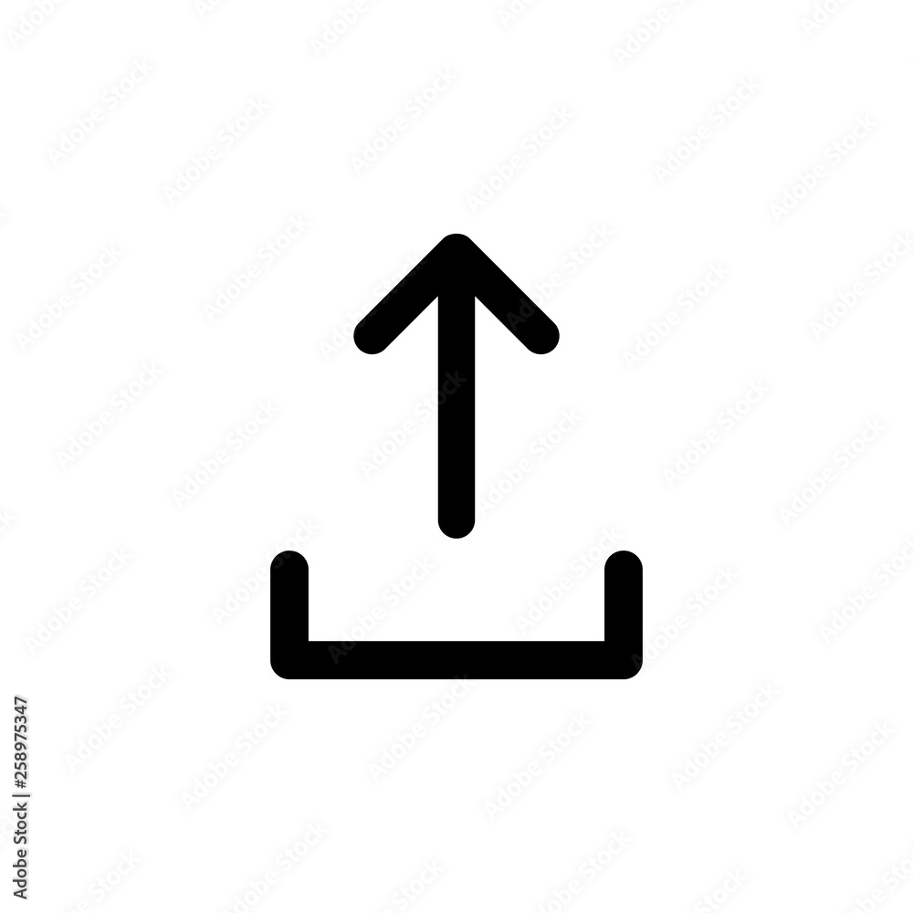 Upload icon vector. Upload sign icon. Upload button. Load symbol. Upload icon vector. Upload sign icon. Upload button. Load symbol.