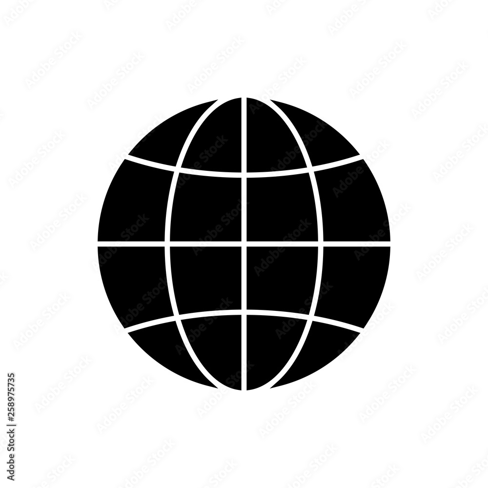 Web icon vector. Web icon page symbol for your web design. Internet world vector Web icon vector. Web icon page symbol for your web design. Internet world vector