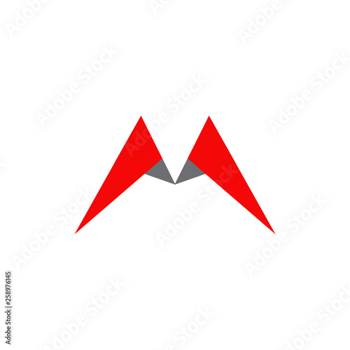 Free Download M letter logo design vector template - GFXLoad