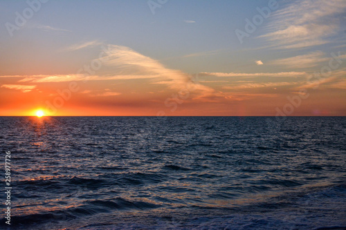 Gulf of Mexico sunset on Manasota Key Florida © Mosto