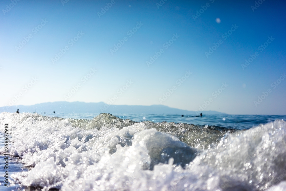 Obraz premium Waves on beach