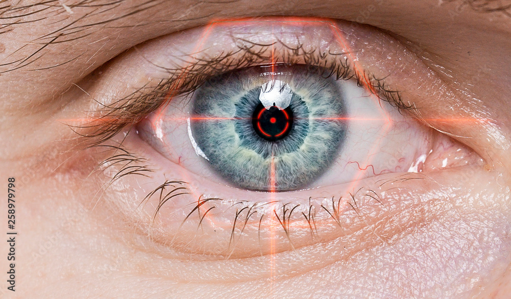 Φωτογραφία retina scan concept