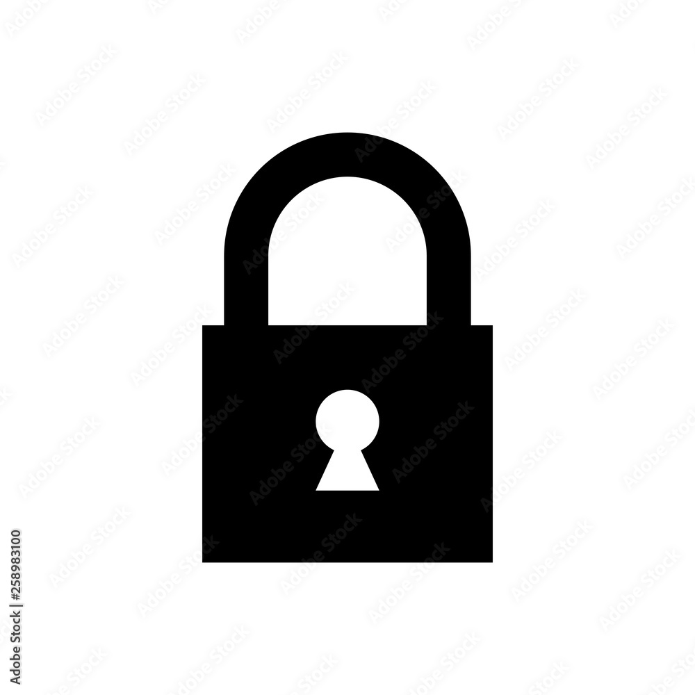 Lock icon. Encryption icon. Security symbol for web design Lock icon. Encryption icon. Security symbol for web design