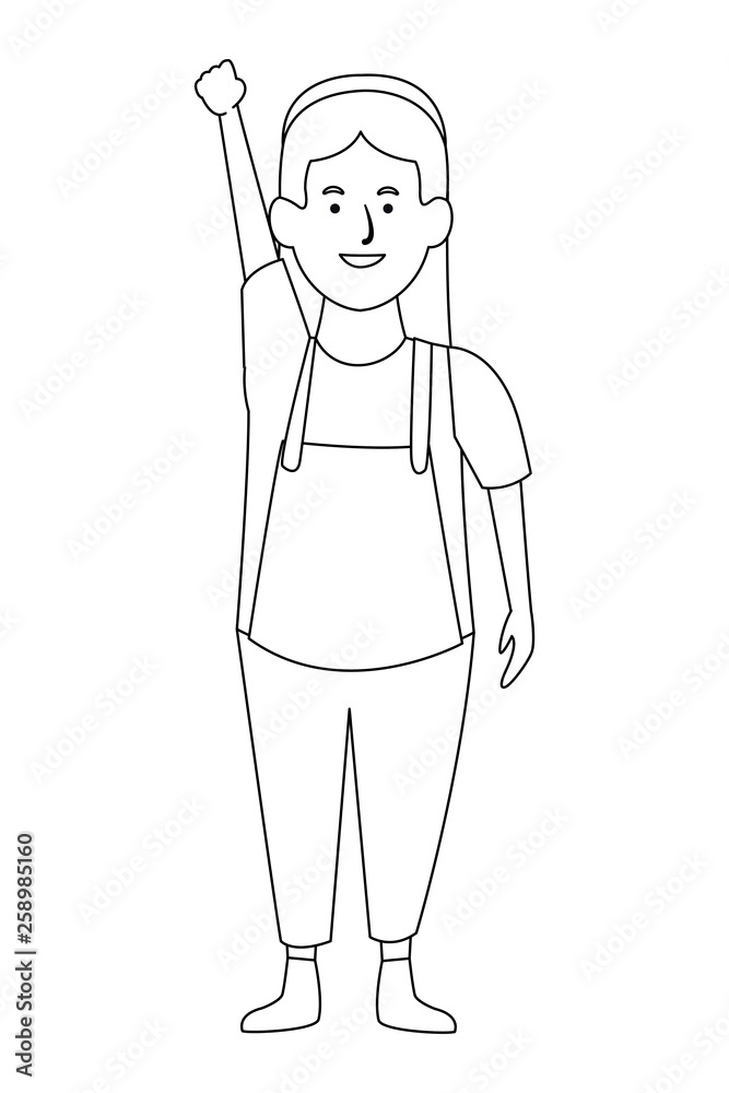 people avatars cartoon characters in black and white people avatars cartoon characters in black and white