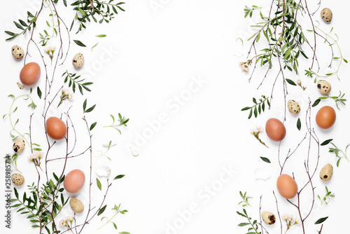 Photography Easter greeting background