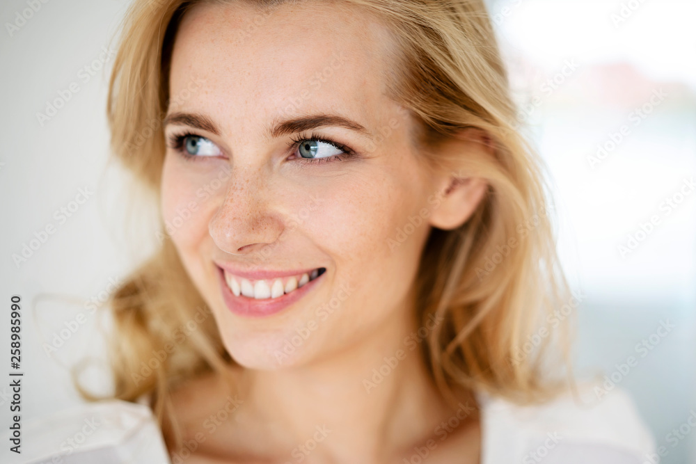 Portrait of a beautiful blond woman Portrait of a beautiful blond woman