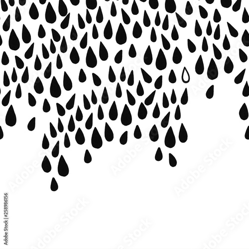 seamless pattern. abstract ornament on white background, abstract drops