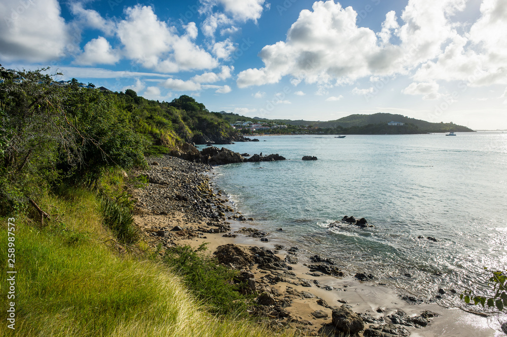 Caribbean, Antilles, Sint Maarten, coast, Oversea France Caribbean, Antilles, Sint Maarten, coast, Oversea France