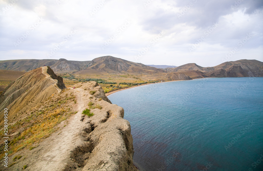 Bay of Koktebel in the Crimea, Cape Chameleon