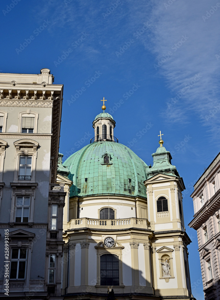 st Peter's church in Vienna.