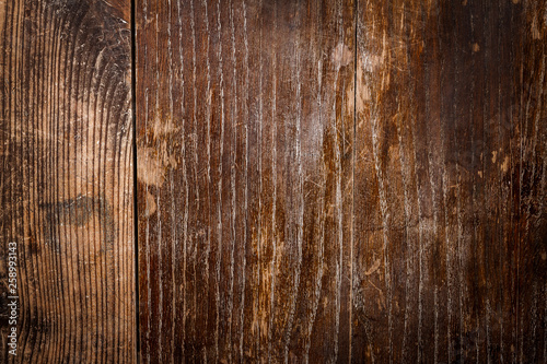 Wallpaper Mural Old scratched oak table top Torontodigital.ca