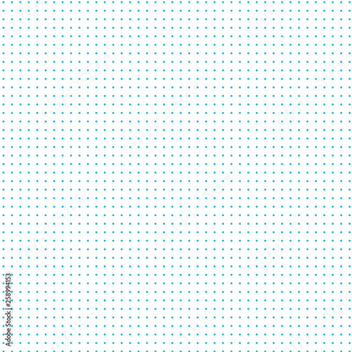Turquoise dots  on white background   