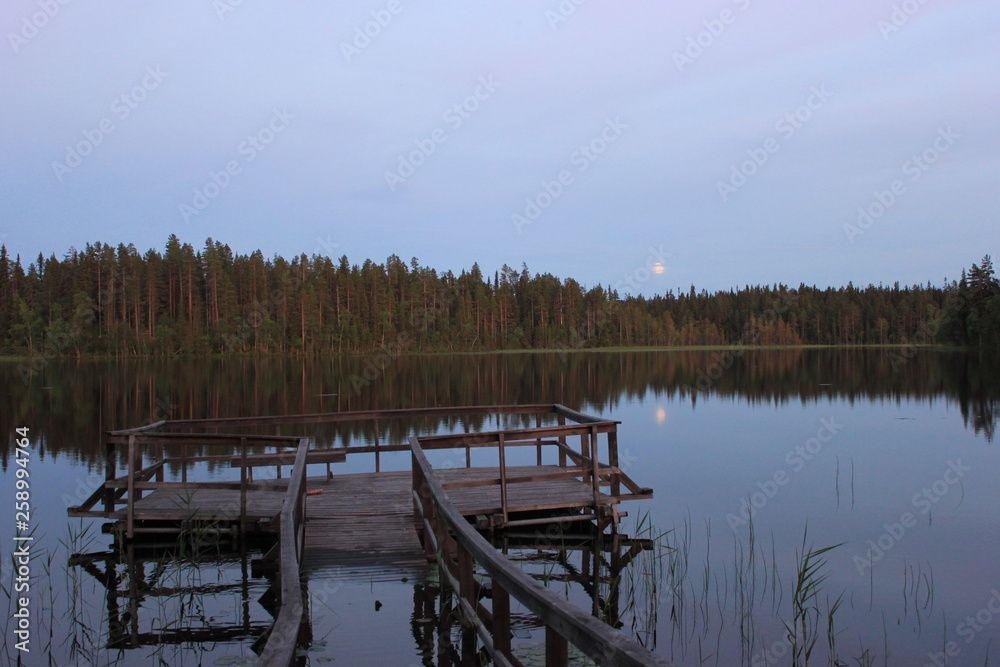 Naklejka premium Pomost