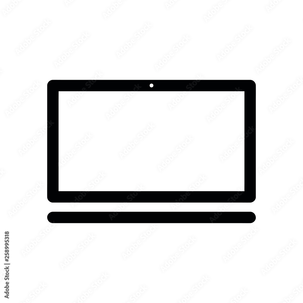 Vector icon laptop
