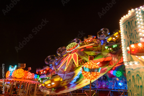 Vogelschießen Rudolstadt Thüringen bei Nacht photo