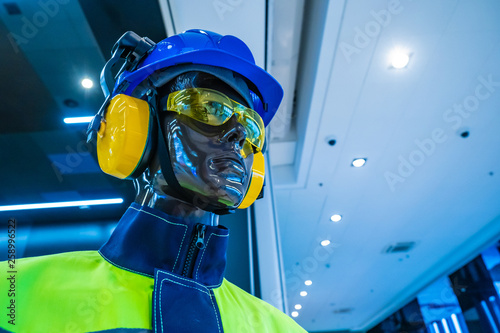 Protective equipment on a m...