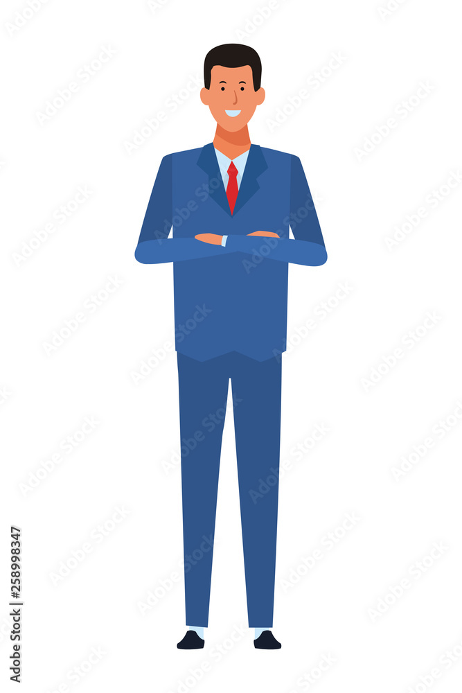 businessman avatar cartoon character