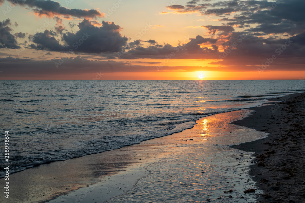 Sun and Sea - Sanibel Island, Florida Sunset