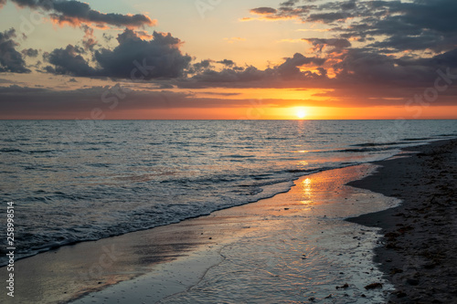 Sun and Sea - Sanibel Island, Florida Sunset photo