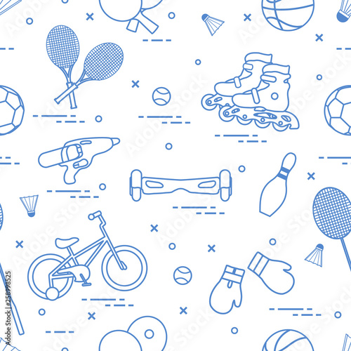 Equipment for sports activities for children.