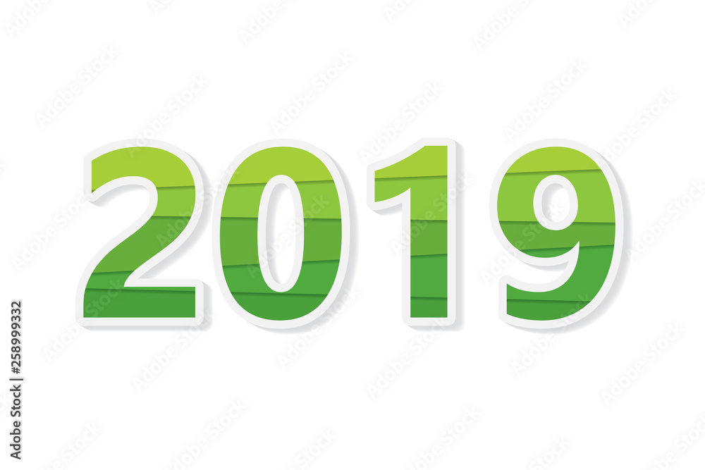 2019 ecology year concept- vector illustration 2019 ecology year concept- vector illustration