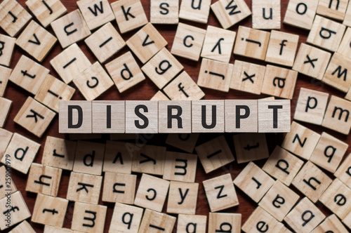 Disrupt word concept
