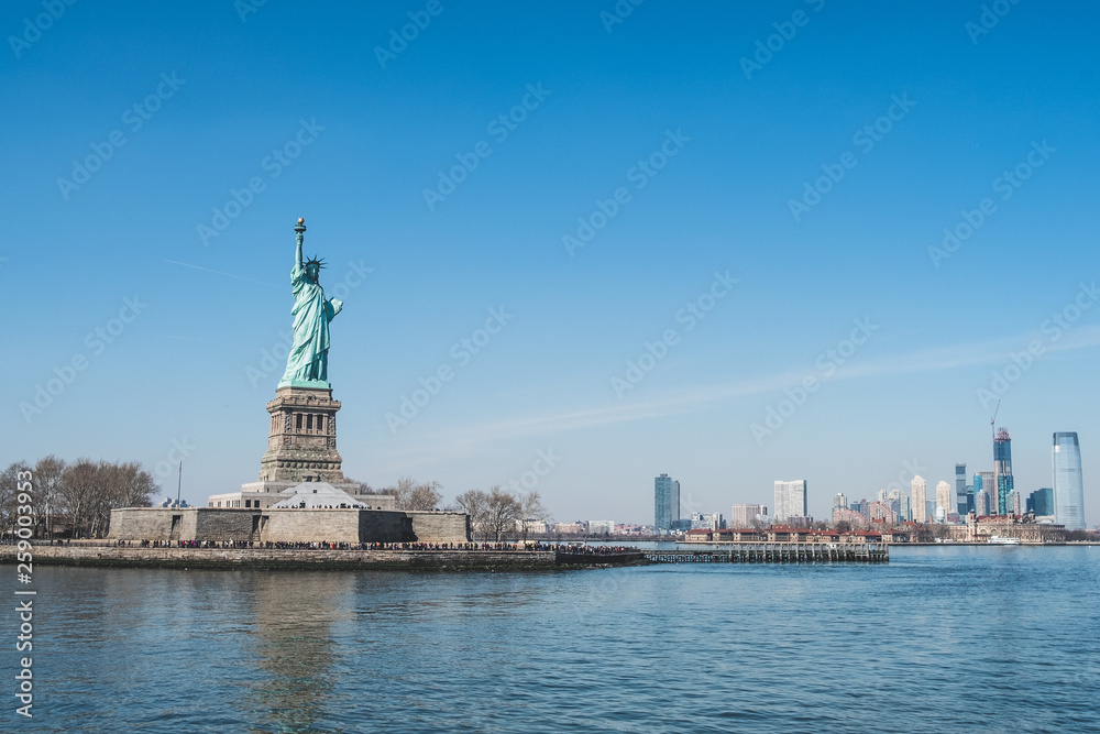 Statue of Liberty with Skyline