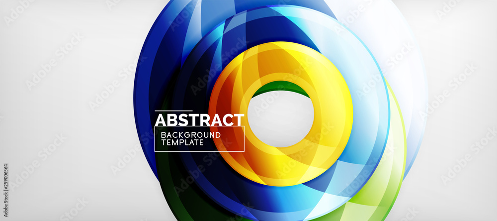 Glossy circles geometric background Glossy circles geometric background