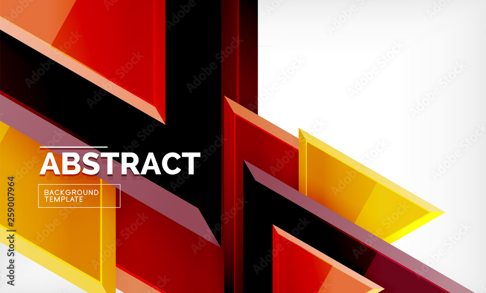 Triangular low poly background design, multicolored triangles Triangular low poly background design, multicolored triangles