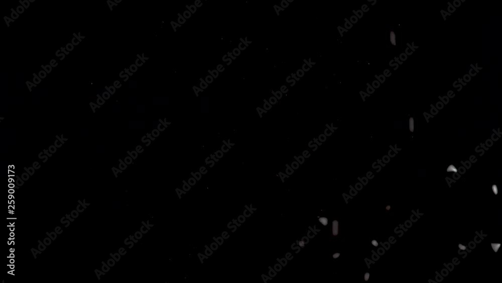 White rice flies up on a black background. Slow motion video. Food video white rice White rice flies up on a black background. Slow motion video. Food video white rice