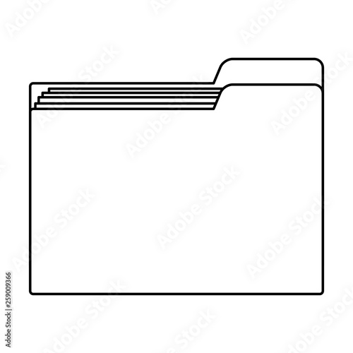 documents folder icon black and white