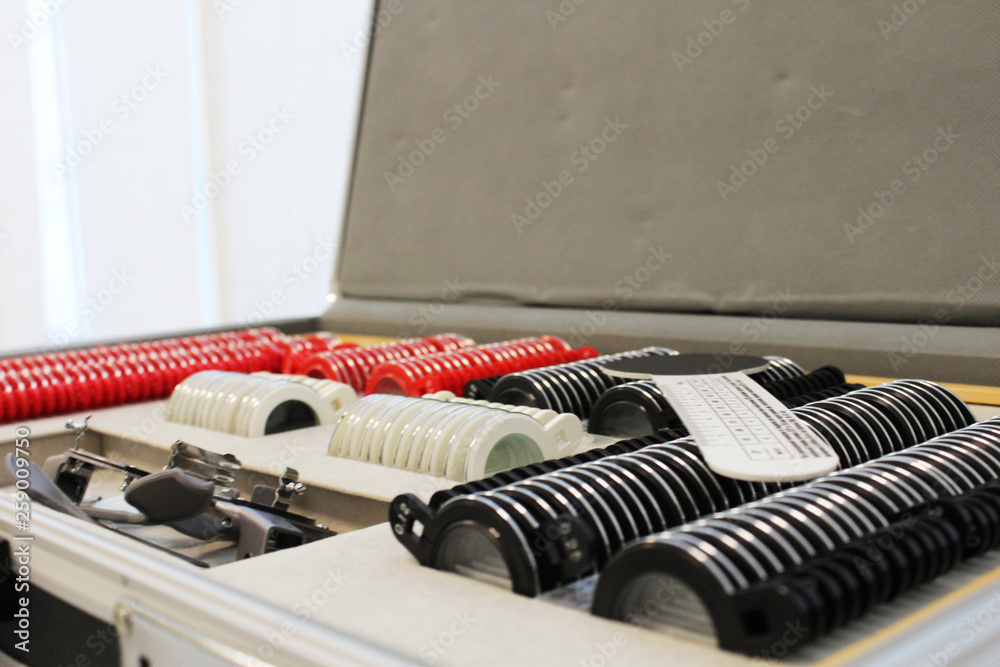 Ophthalmic equipment. Set of lenses for diagnostics Ophthalmic equipment. Set of lenses for diagnostics