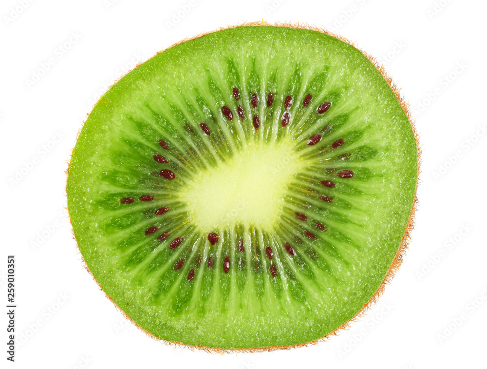 Slices kiwi fruit isolated on white background Slices kiwi fruit isolated on white background