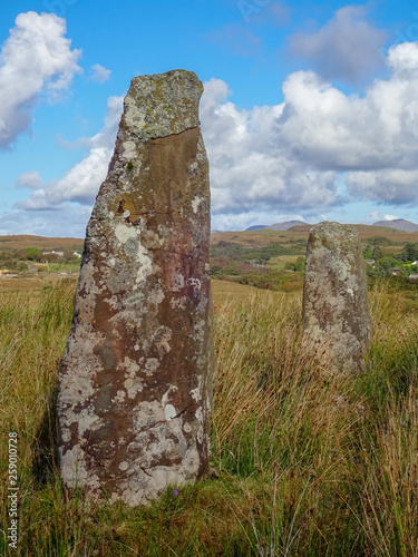 Baliscate standing stones in Tobermory auf der Isle of Mull in Schottland photo