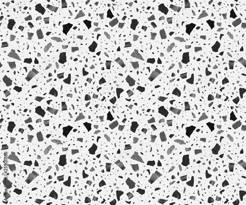 Endless Terrazzo Flooring Vector Pattern.