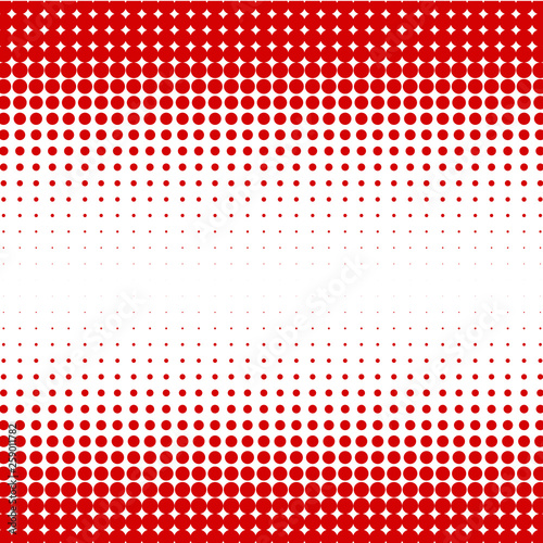 Background of red dots on white 