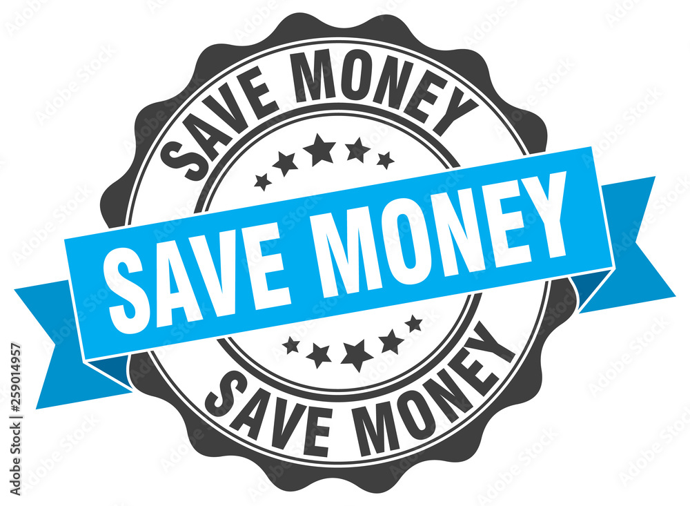 Fototapeta premium save money stamp. sign. seal
