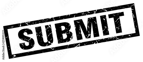 square grunge black submit stamp