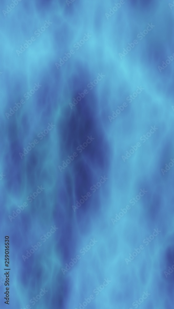 Obraz premium Background of abstract white color smoke isolated on blue color background. The wall of white fog. 3D illustration
