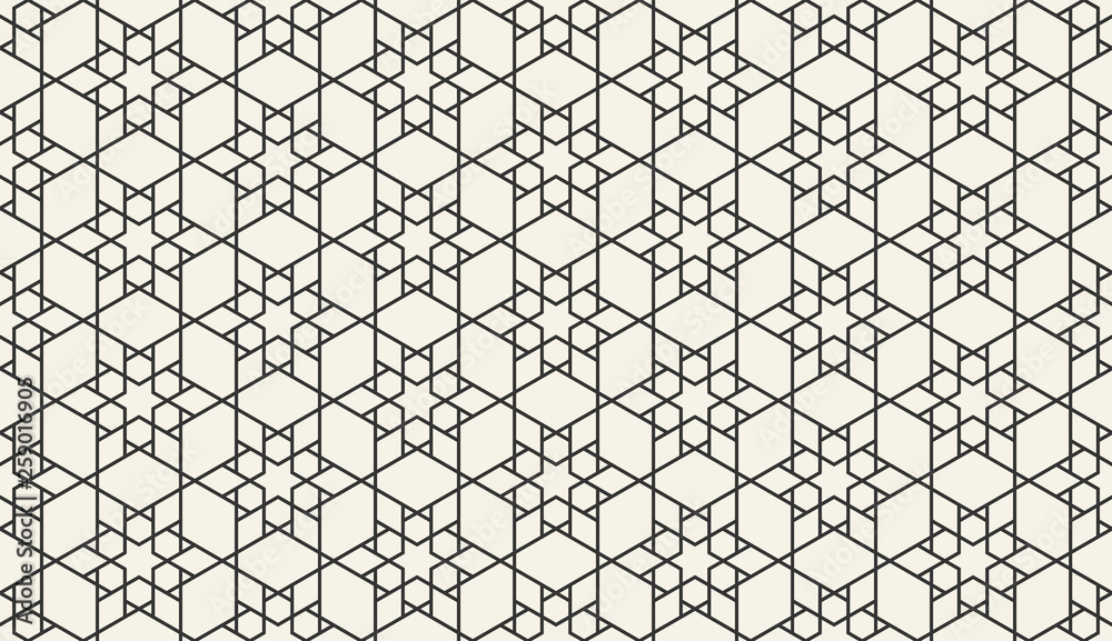 Abstract seamless islamic geometric pattern Abstract seamless islamic geometric pattern