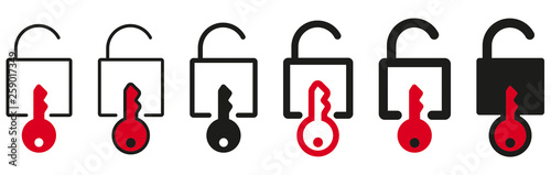 CADENAS AVEC CLÉ ROUGE