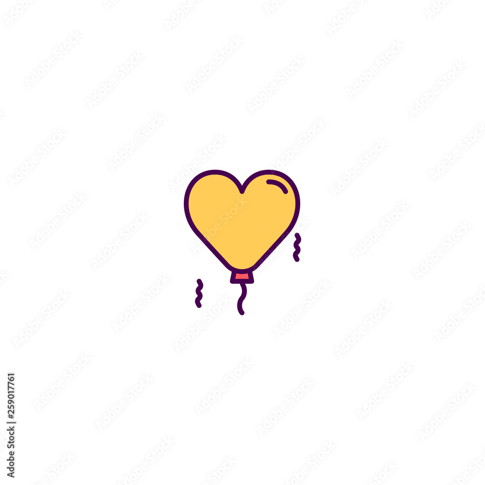 Balloons Icon Design. Lifestyle icon vector design