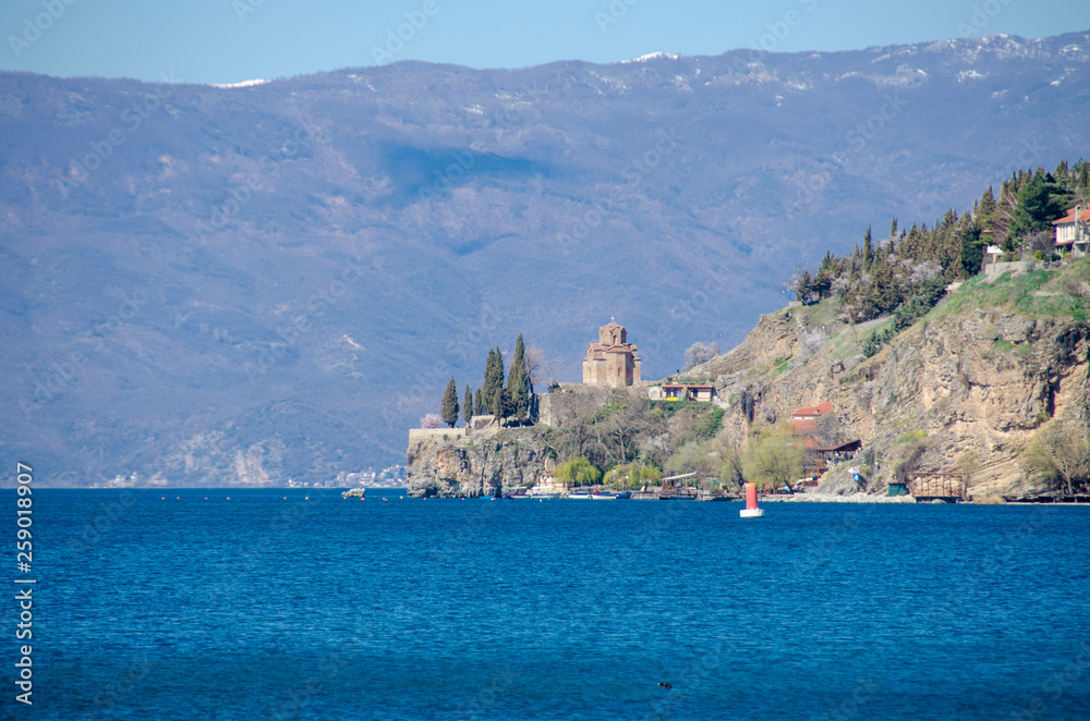 Ohrid Lake - Macedonia - view toward St. John church