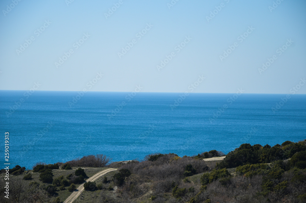 sea and blue sky sea and blue sky