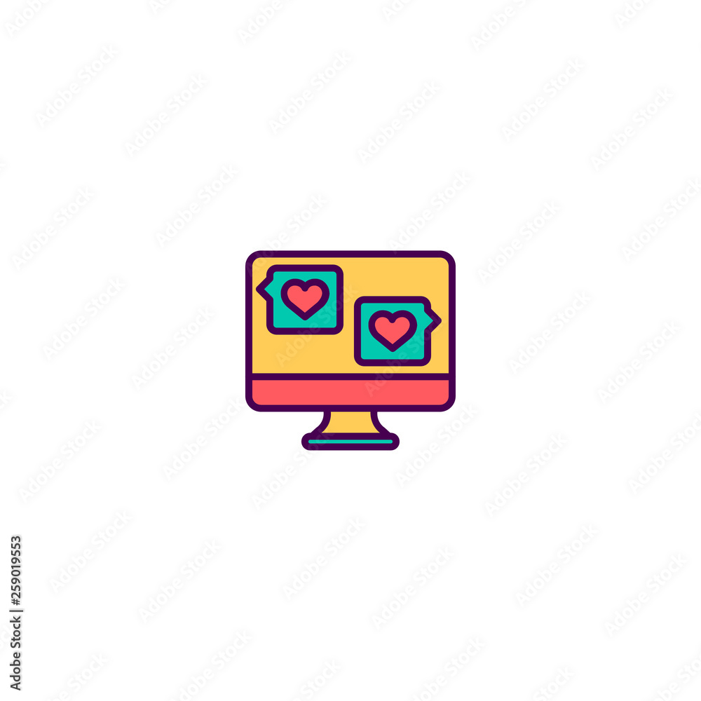 Computer Icon Design. Lifestyle icon vector design Computer Icon Design. Lifestyle icon vector design