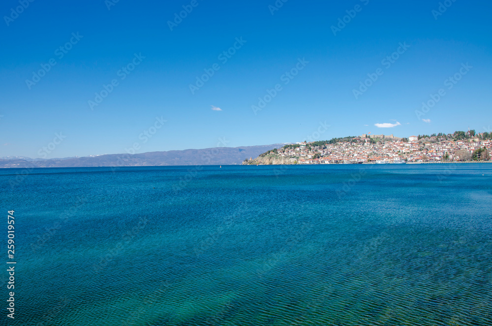 Ohrid Lake - Macedonia - view toward old town