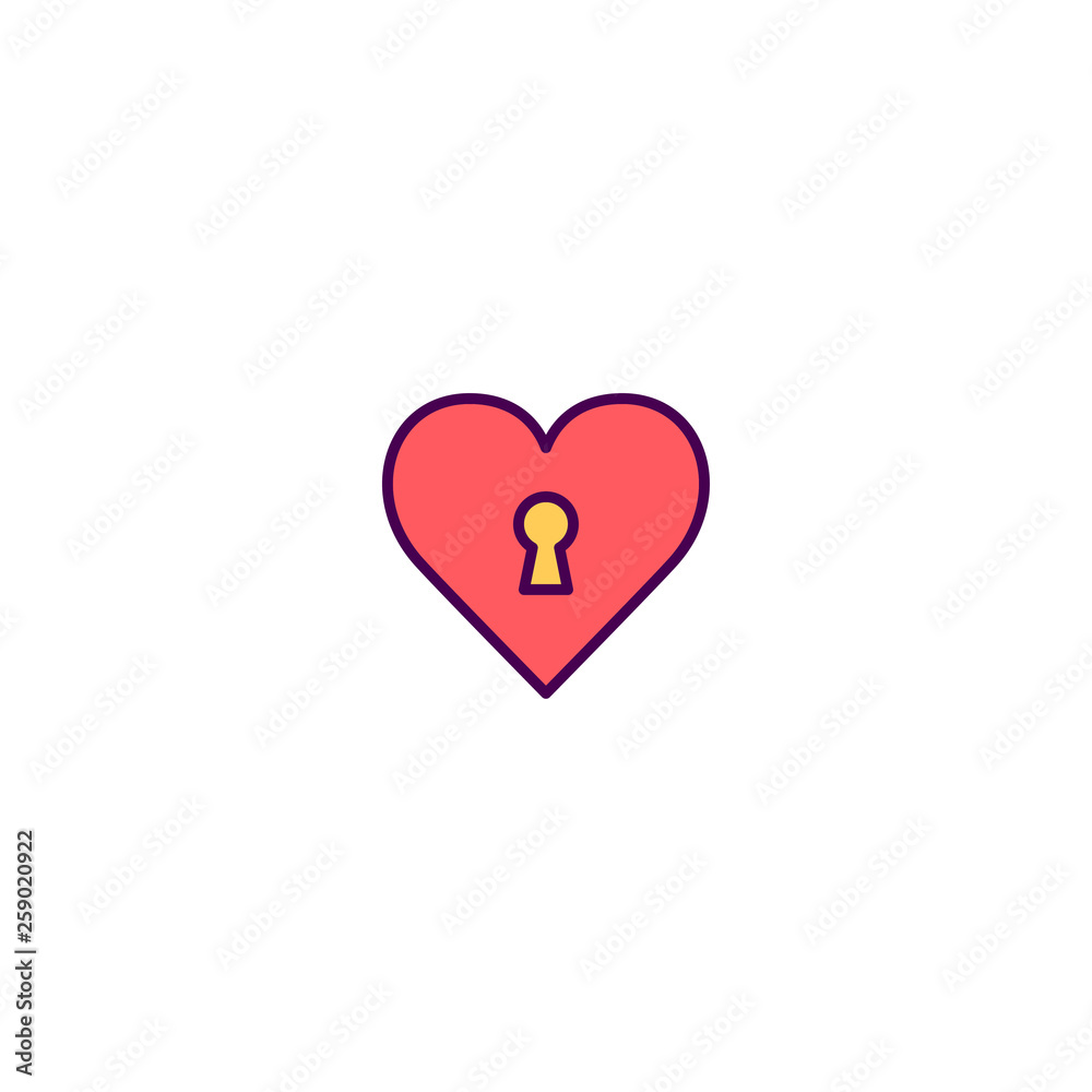 Heart Icon Design. Lifestyle icon vector design