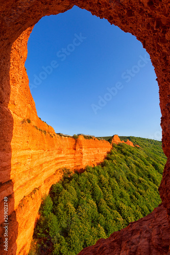  Las Medulas ancient roman gold mining site León province Spain photo